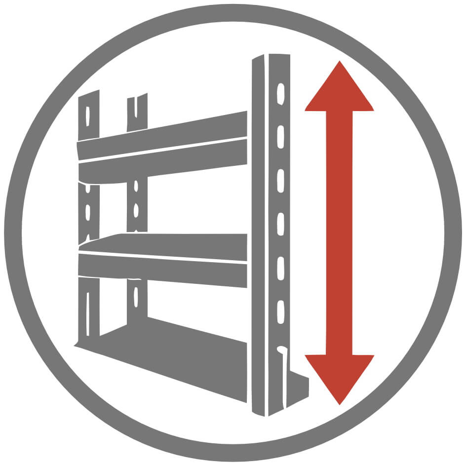 Fach- und Gesamthöhe